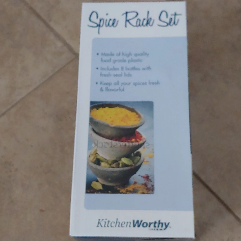 SPICE RACK 8 jars Rotating - Picture 5 of 5